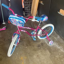Gris 18” Bicycle With Helmet 
