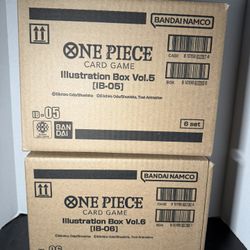 One Piece Illustration Box vol 5 And Vol 6 Case 