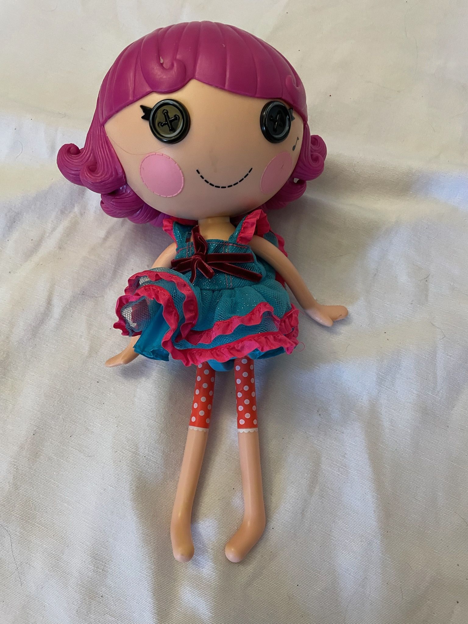 Moxie Girlz Lalaloopsy Interactive Feature Doll missing her top hat