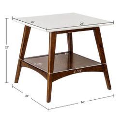 Wood End Table 