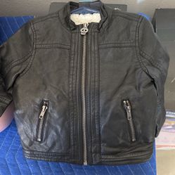 Leather Kids Jacket 