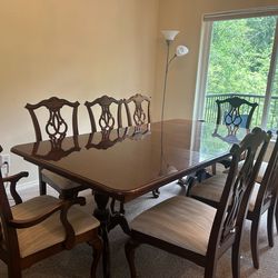 Solid wood dining set for sale