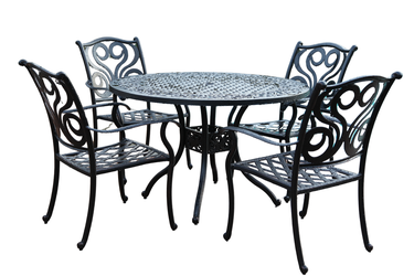 CBM Patio 5 Piece Dining Table Set PR-02