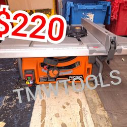RIDGID 15 Amp 10 in. Portable Corded Jobsite Table Saw