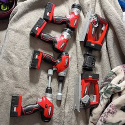 Hyper Tough Tools Plastic Kids Six Pieces Plus One Saw$3 Each