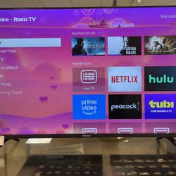 Hisense 43” LED Roku Smart Tv 