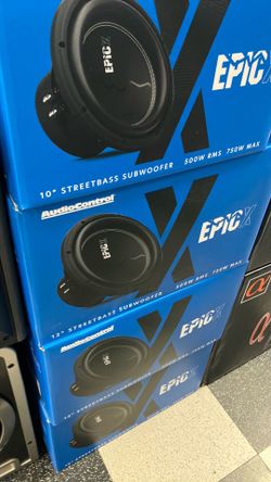Audio control epic X 12 on sale today for 129