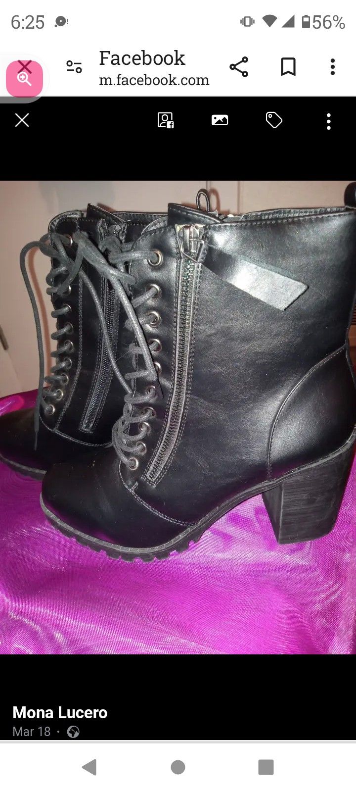 $30 $30 ( New ) Black Boots For Women Size 10