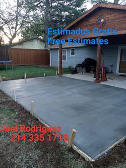 concrete base
