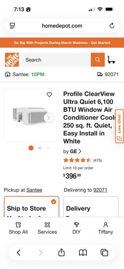 GE Window Air Conditioner