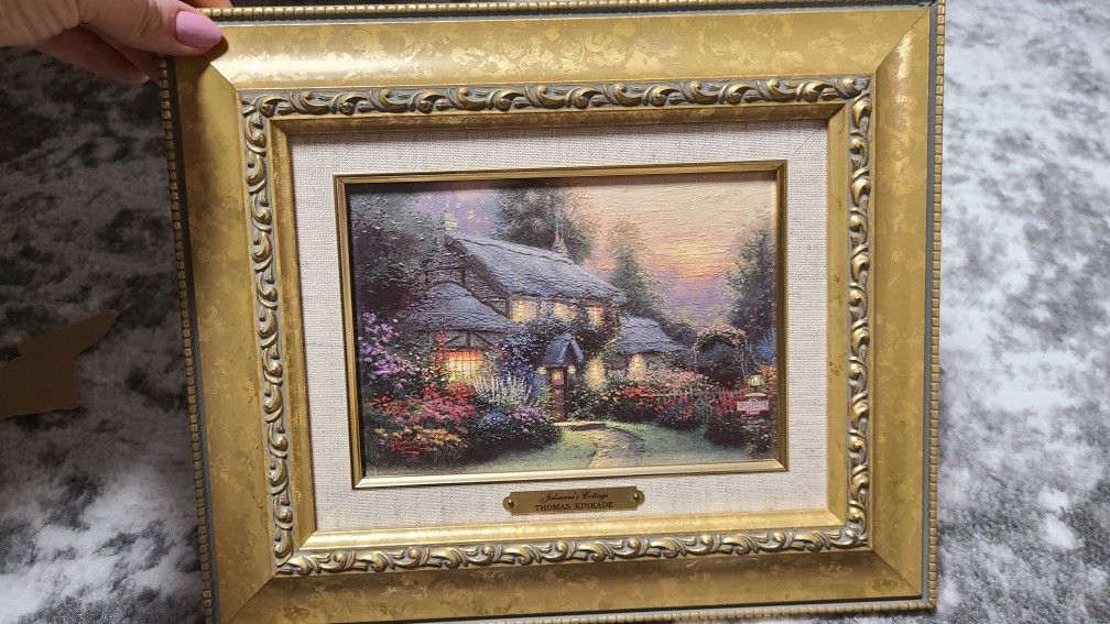 Julianne's Cottage By Thomas Kinkade Vintage Art