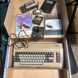 Commodore 64, 2 Modems, Joystick, Load Fast, Original Box