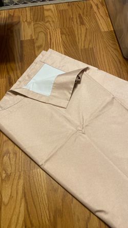 2 Blush Pink Blackout Curtain Panels