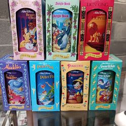 Walt Disney Cups- Collector Series (Set Of 7)