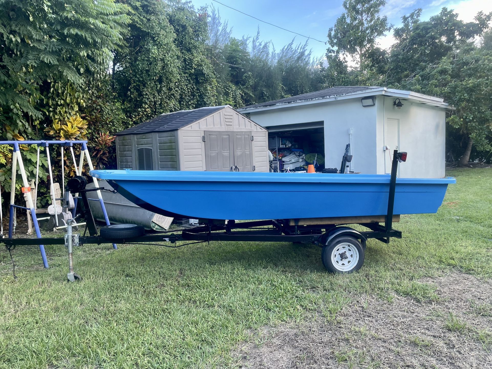 14ft Flats boat Skiff Jon Boat for Sale in Miami, FL OfferUp