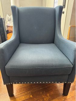 Blue armchair