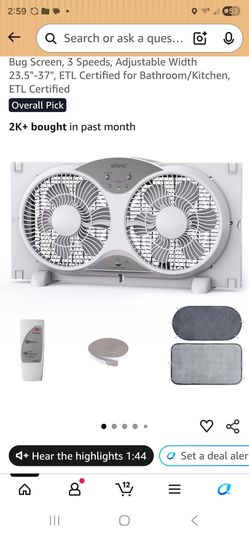Shinic Twim Window Fan
