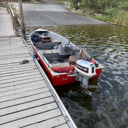 1979 Mirrocraft 14’ 35 Hp Evinrude 