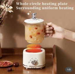 Office flower tea electric cup glass health pot multi-function mini health pot