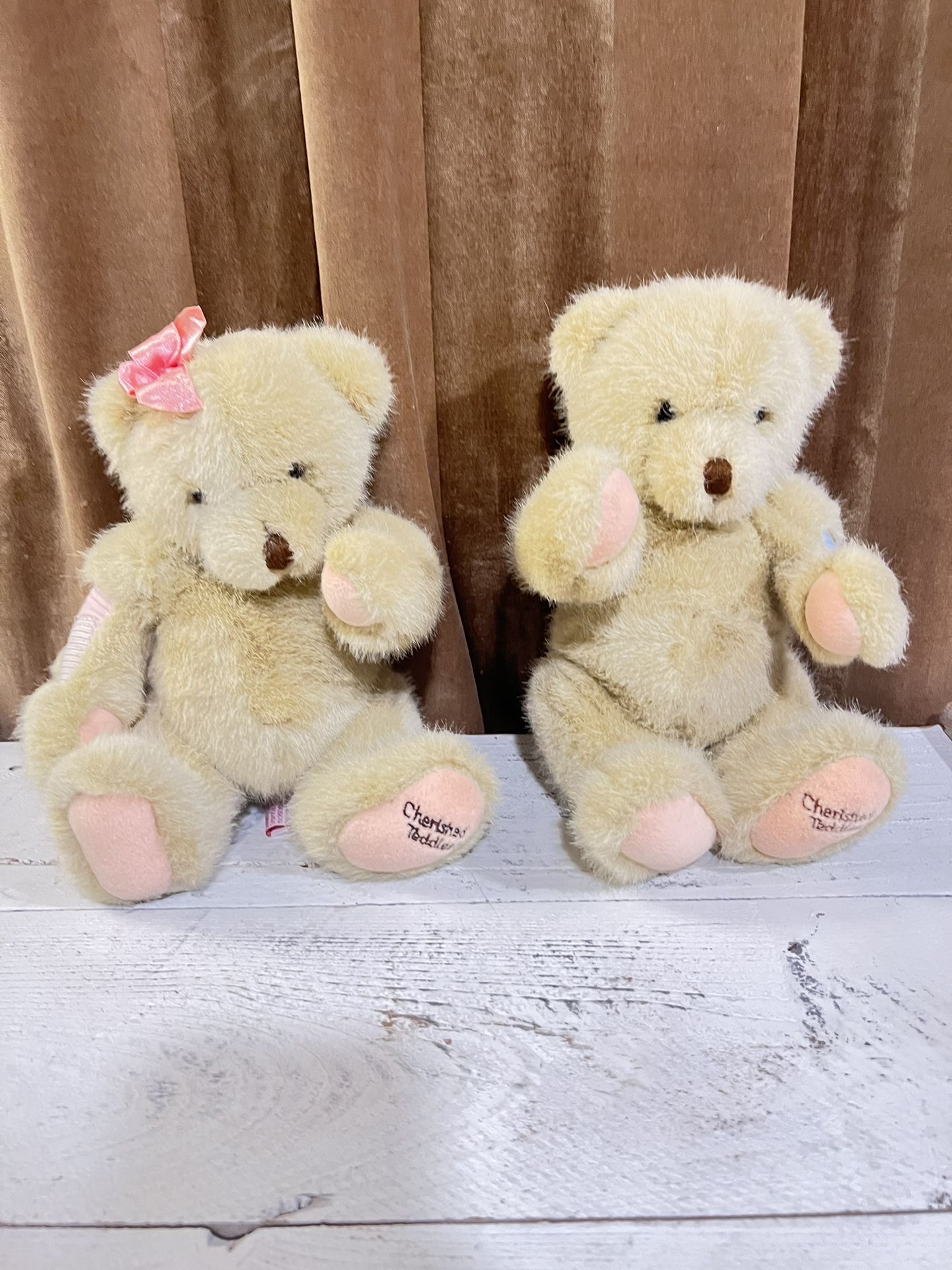 Vintage 90s Cherished Teddies 2 pieces 1994 ENESCO