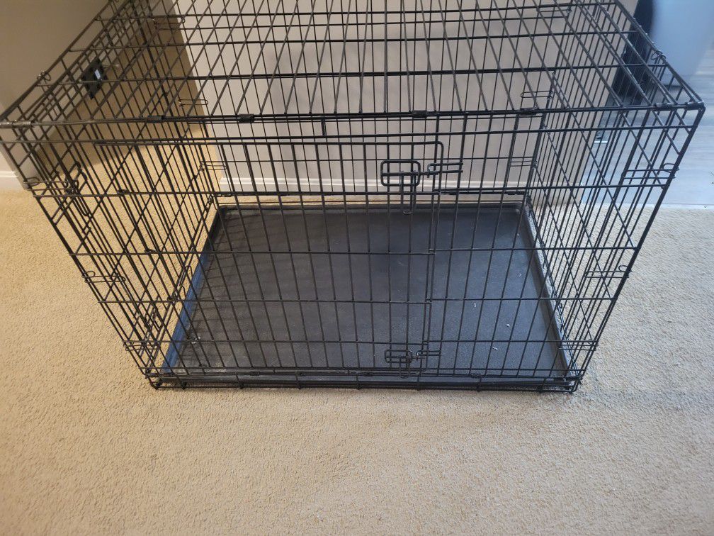 Large Double Door Dog Cage