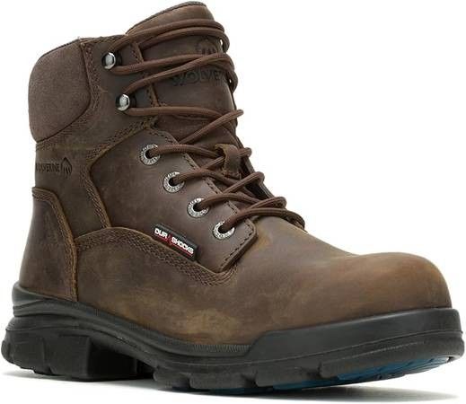 NEW SZ 9 Wide Men WATERPROOF Work Boots Wolverine Durashocks Sr Icon Carbonmax 6" Toe Safety