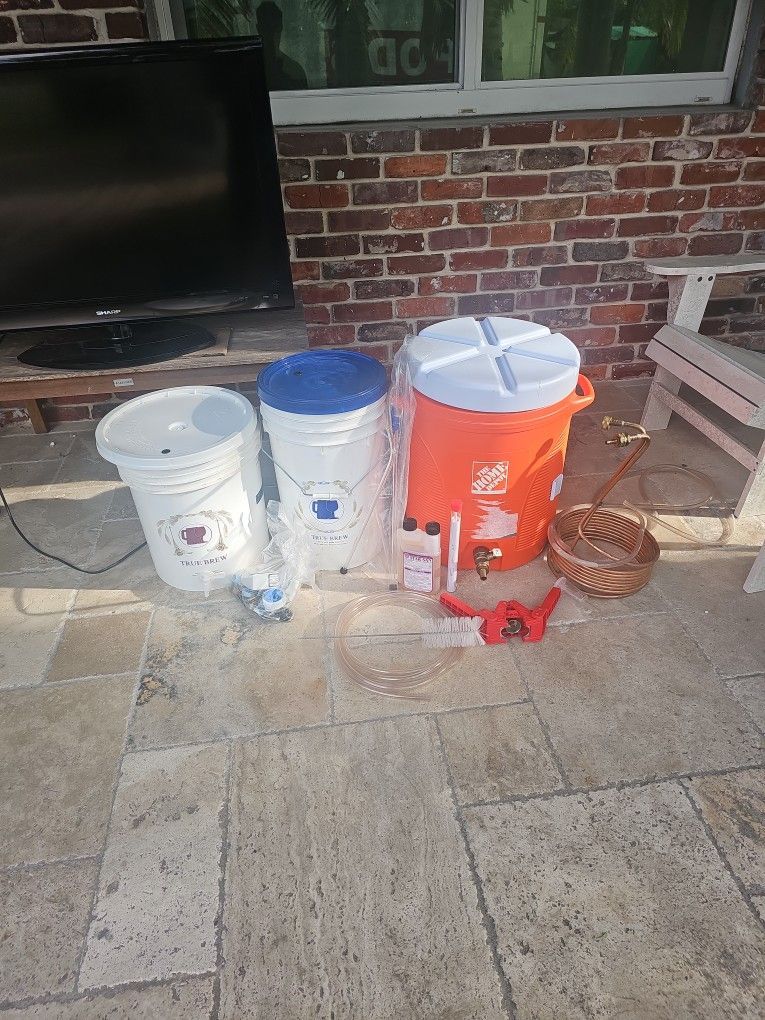 Home Brewing Equipment Mash Tun Wort Chiller And More