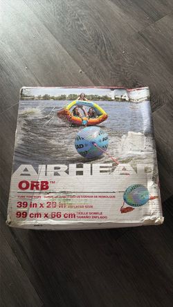 AIRHEAD Orb Booster Ball | Towable Tube Rope for Boating