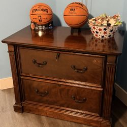 Solid Wood File Cabinet