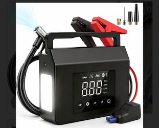 4-in 1 jump starter with Air compressor 4000A