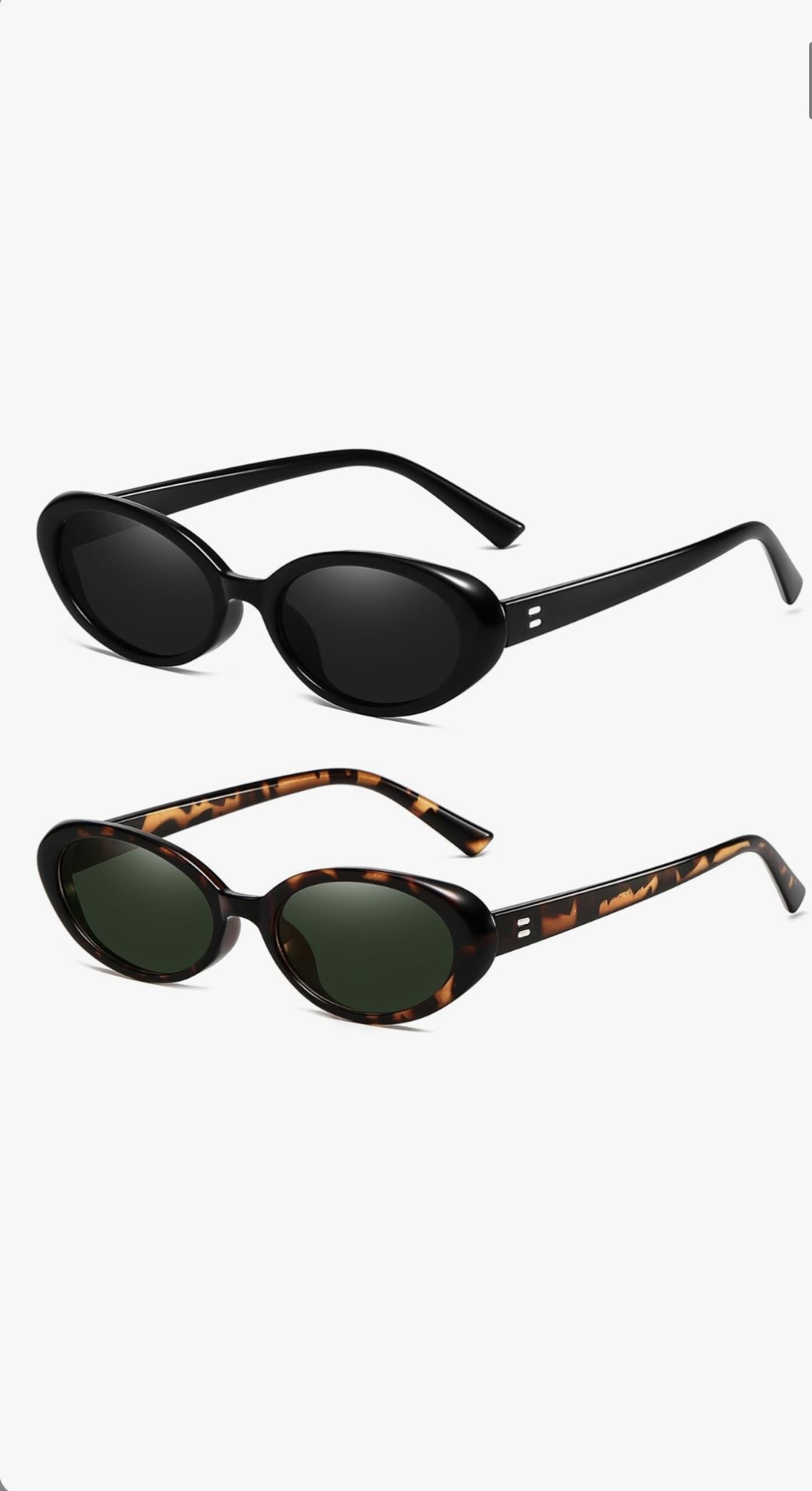 Retro Oval Sunglasses