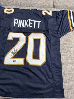 Allen Pinkett Signed Autographed Custom Jersey - Beckett Coa - Notre Dame Irish