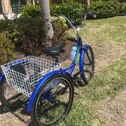 Blue MOONCOOL 26 Inch Adult Tricycle