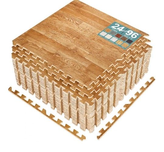 Pine Wood Grain Floor Mat