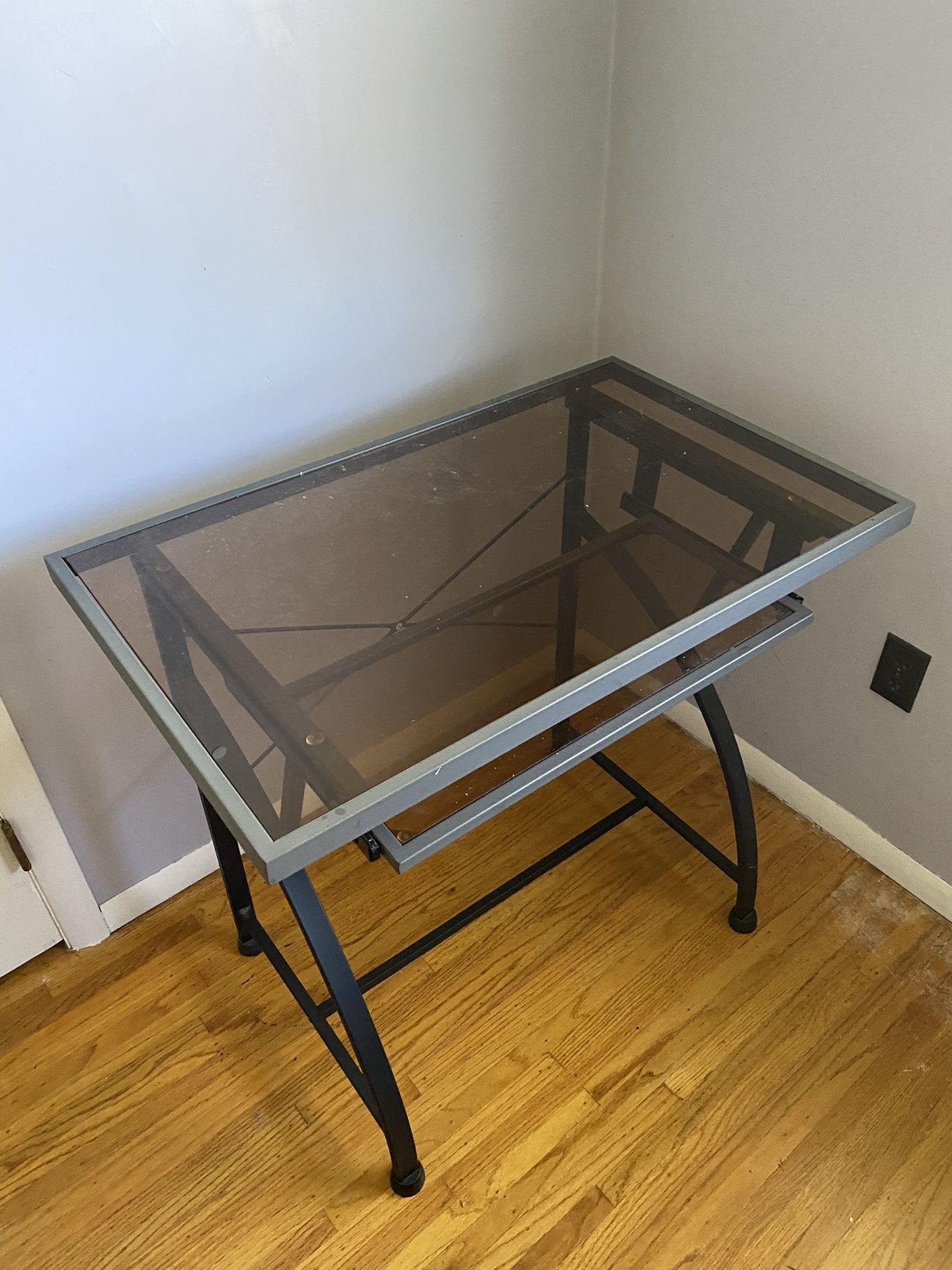 Glass desk