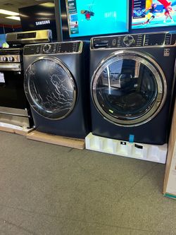 GE Profile Front Load Washer and Gas Dryer!!