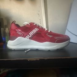 Burberry “Sean” low top sneaker in chili red