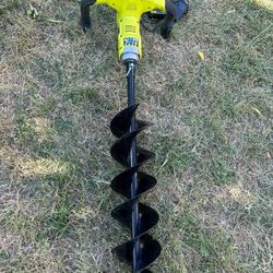 ONE+ HP 18V Brushless Cordless Earth Auger with 6 in. Bit with 4.0 Ah Battery and Charger