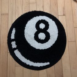 8 Ball tiny rug