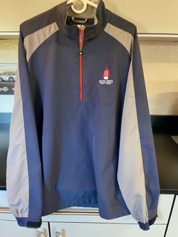 Pull over 1/2 zip windbreaker