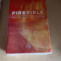 Fire Bible English Standard Version, ESV, Paperback, Crossway NEW IN PLASTIC