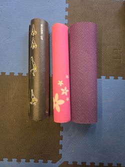 3 yoga mats