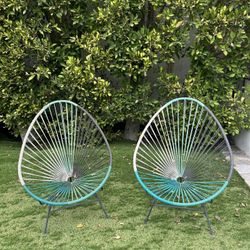 🔥 Set Of Cb2 Original Acapulco Chairs 