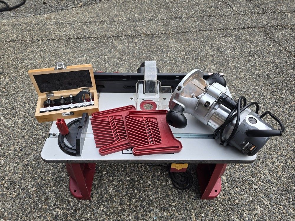 Craftsman Router, Table And Bits