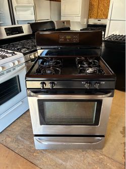 Stove gas Frigidaire stainless steel