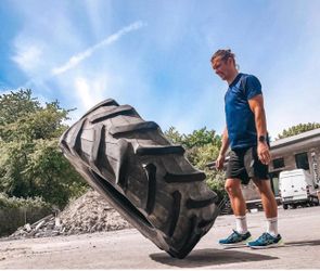 CrossFit Tractor Tires for fitness training!