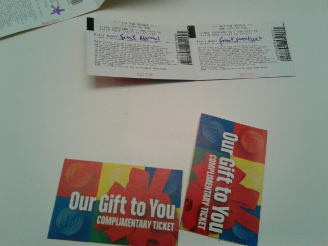 LEGOLAND TICKETS