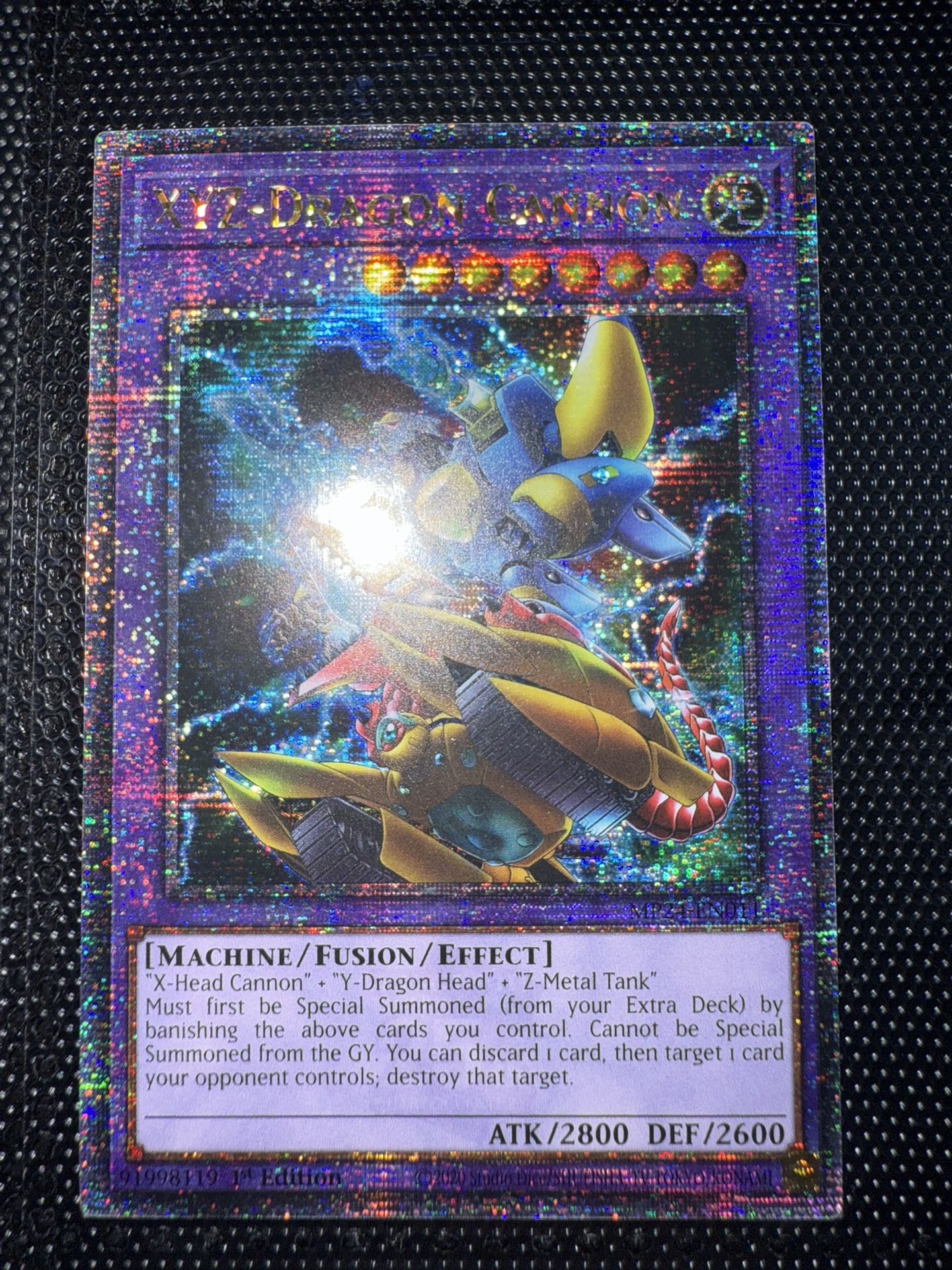 Quarter Century Secret Rare XYZ Dragon Cannon (Alternate Art)