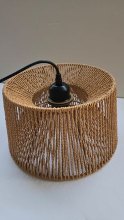 Woven Rattan Pendant Light Shade