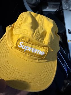 Supreme SS20 Military Camp Cap Yellow - Authentic